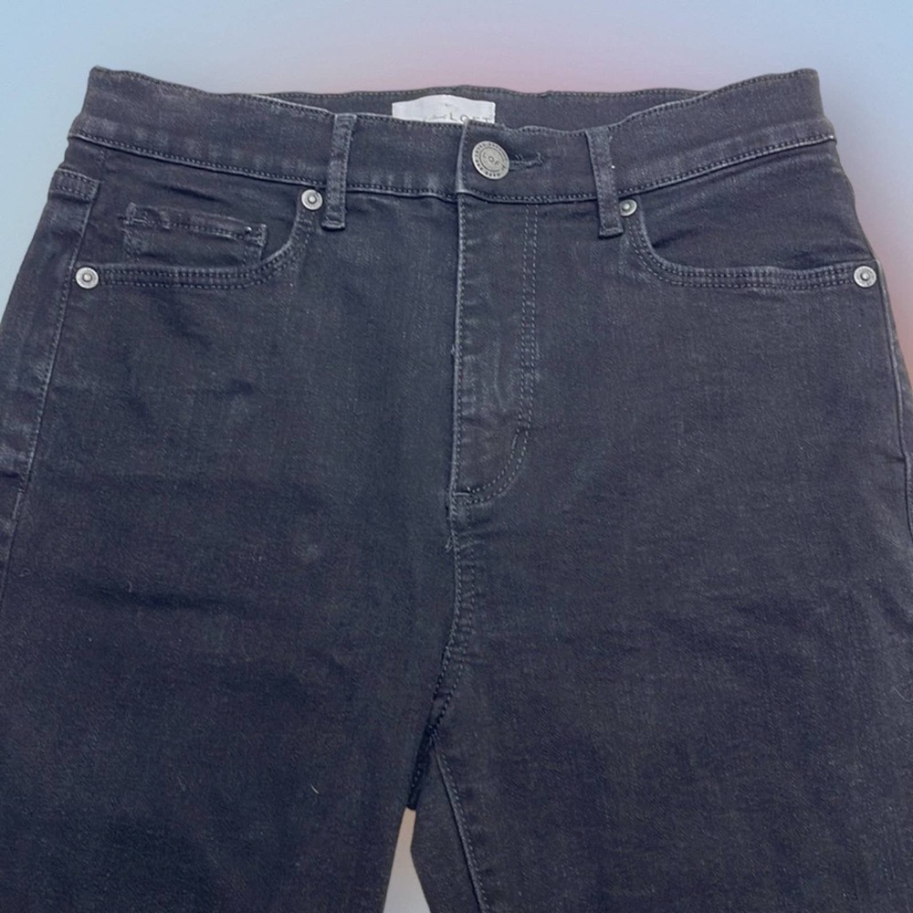 LOFT Women’s 4 / 27 Black High Rise Skinny Jeans